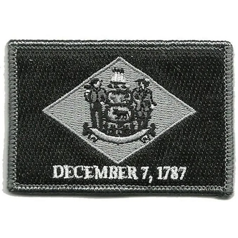 BuckUp Tactical Morale Patch Hook Delaware Dover State Patches 3x2